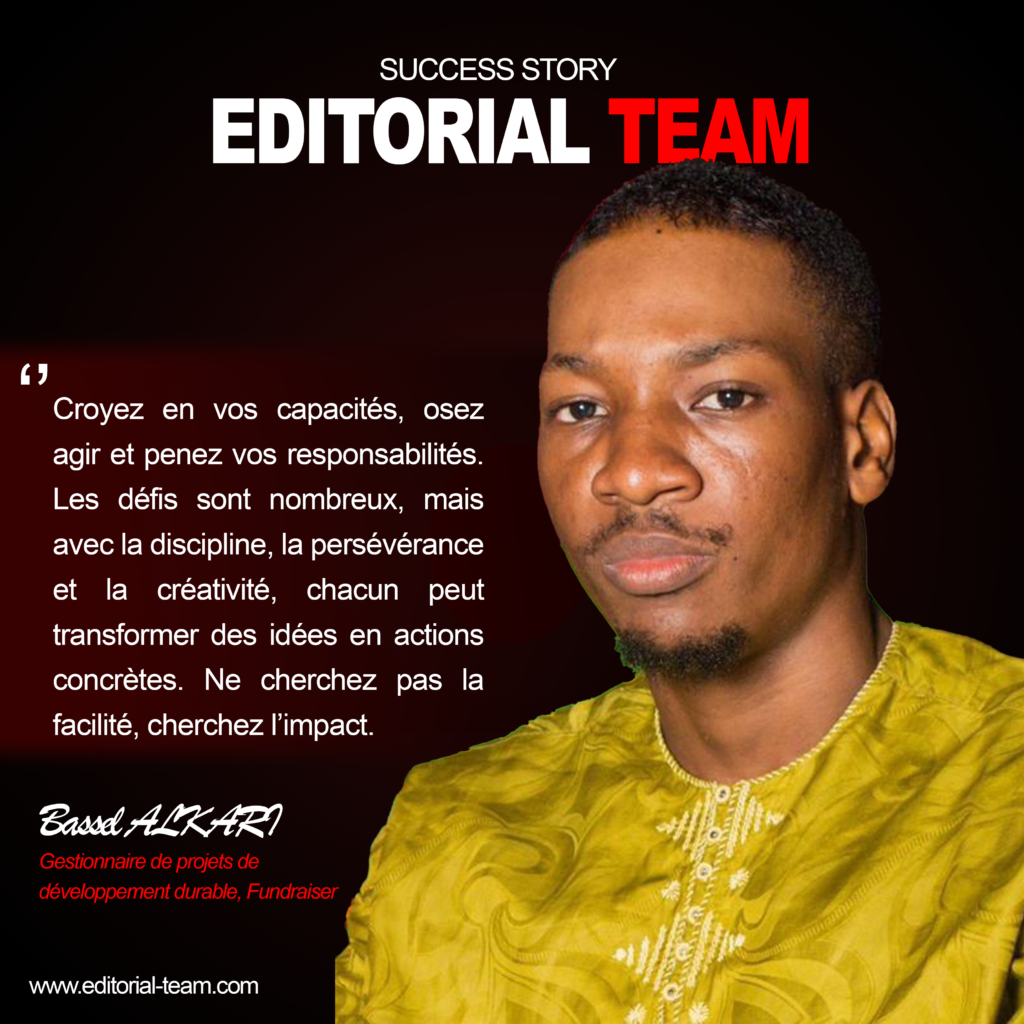 jBasel ALKARI, jeune leader béninois - climat